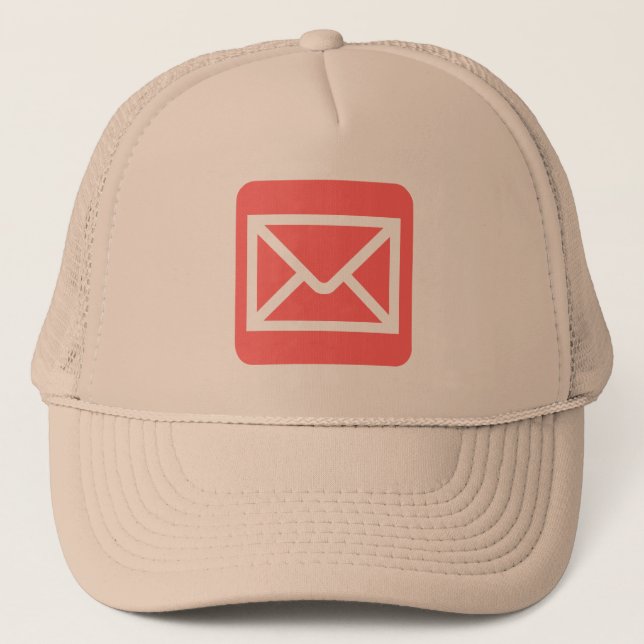 Envelope Sign - Tropical Pink Trucker Hat (Front)