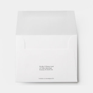 Envelope Size A2 White Return Address