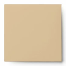 Envelope Square Beige Return Adress