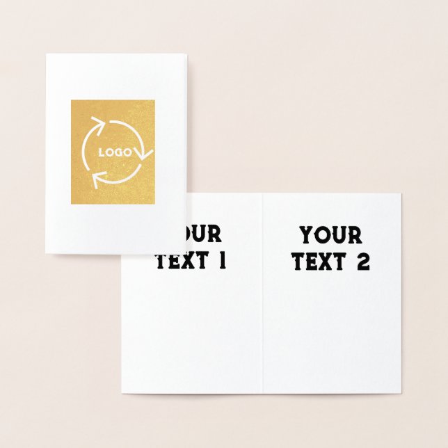 Envelope Type Premium Kraft Foil Card (Display)