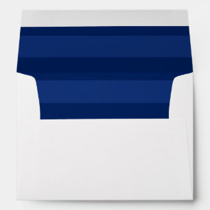 Envelope with Navy Blue Liner