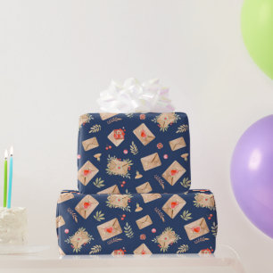Envelopes & Hearts  Wrapping Paper