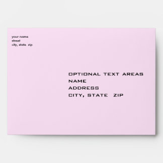 Envelopes - pink black polka dot
