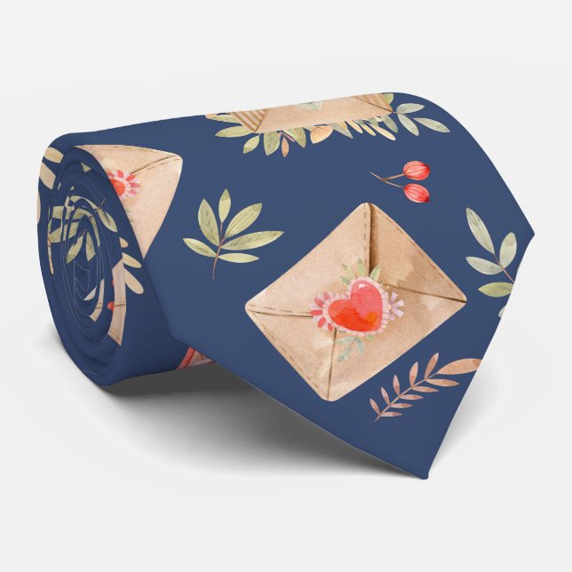 Envelopes With Hearts Tie (Rolled)