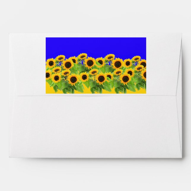 Envelopes with Sunflowers (Back (Top Flap))