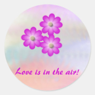 Enveloppe Sticker Love is in the Air!
