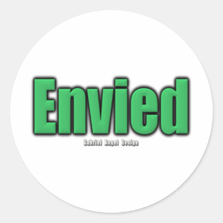 Envied Classic Round Sticker