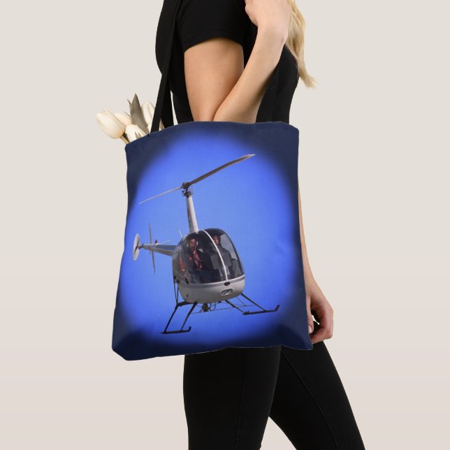 Enviro-Friendly Helicopter Gifts Shopping Bags (Close Up)