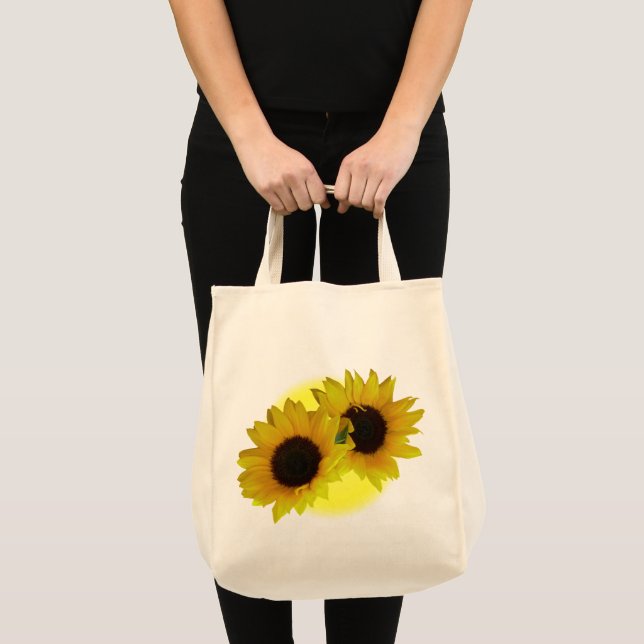 Enviro-Friendly Sunflower Tote Bag Sunflower Bags (Front (Product))
