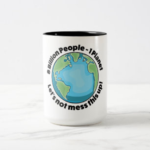 Enviroment Logo Two-Tone Coffee Mug