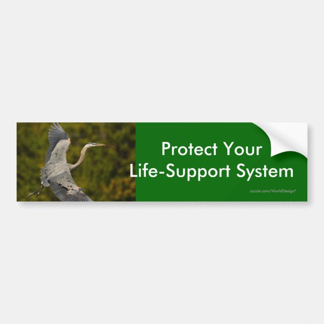 environment bumper sticker (Front)