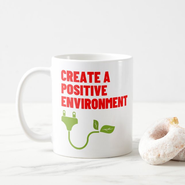 Environment Quotes  Coffee Mug (With Donut)