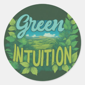 Environmental Awareness Classic Round Sticker