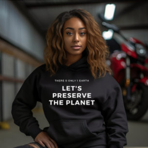 Environmental awareness stop climate change hoodie