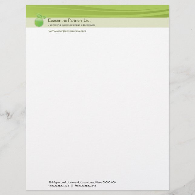 Environmental Company Letterhead (Front)