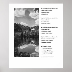 Environmental Earth Day  inspirational poster