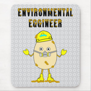 Environmental Eggineer Engineer Mouse Mat