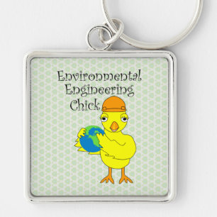 Environmental Engineering Chick Key Ring