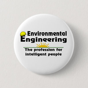 Environmental Engineering Genius 6 Cm Round Badge