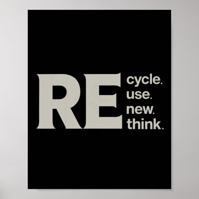 Environmental Gifts Earth Day For Men Women Kids R Poster (Front)