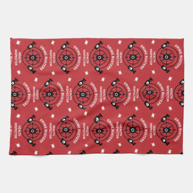 Environmental Health Officer  Tea Towel (Horizontal)