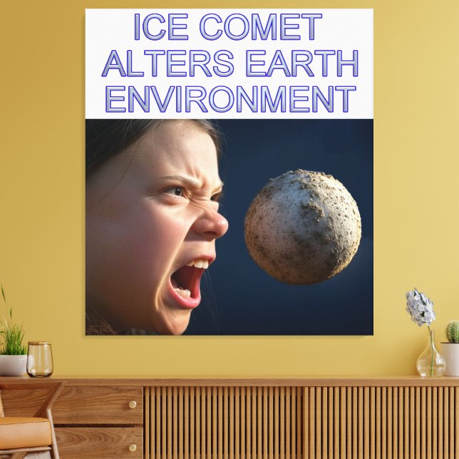 Environmental Impact canvas print (Insitu(LivingRoom))