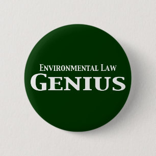 Environmental Law Genius Gifts 6 Cm Round Badge