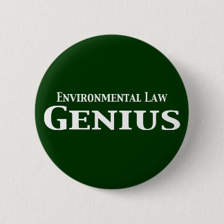 Environmental Law Genius Gifts 6 Cm Round Badge