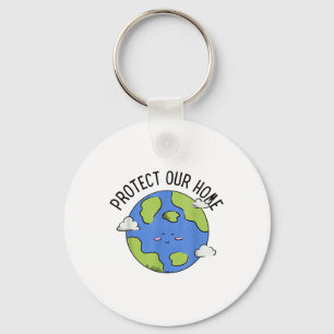 Environmental Protection 55th Earth Day Planet _2 Key Ring