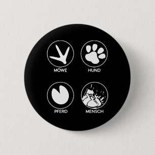 Environmental protection 6 cm round badge