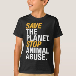Environmental Protection Animal Welfare Vegan Eart T-Shirt
