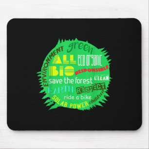 Environmental Protection Around The World Forest L Mouse Mat