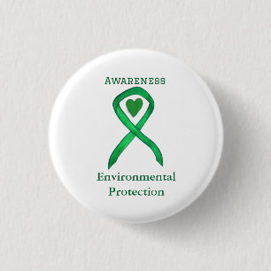 Environmental Protection Awareness Ribbon Pin