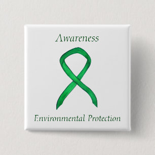 Environmental Protection Awareness Ribbon Pins