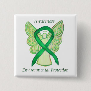 Environmental Protection Awareness Ribbon Pins
