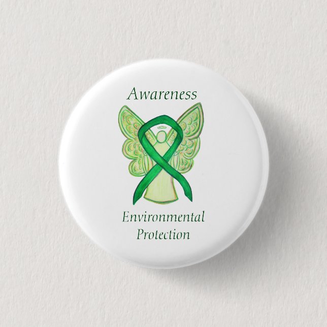 Environmental Protection Awareness Ribbon Pins (Front)