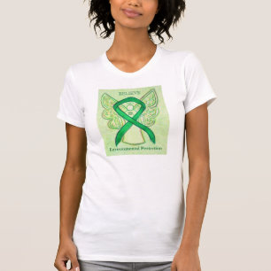 Environmental Protection Awareness Ribbon Shirt