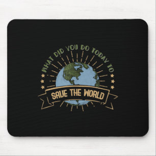 Environmental Protection - Climate Change Awarenes Mouse Mat