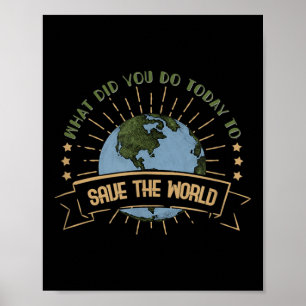 Environmental Protection - Climate Change Awarenes Poster