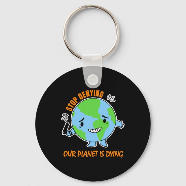 Environmental Protection Climate Change Climate Pr Key Ring (Front)