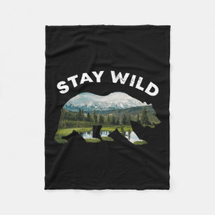 Environmental Protection Climate Protection Bear T Fleece Blanket