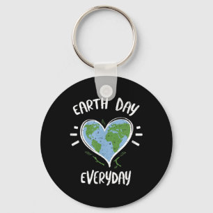 Environmental Protection_ Earth Day Everyday - Ear Key Ring