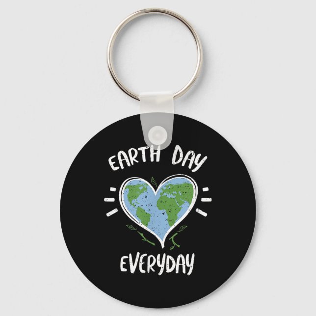 Environmental Protection_ Earth Day Everyday - Ear Key Ring (Front)