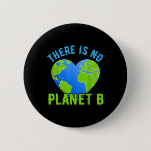 Environmental Protection, Heart Earth, There Is No 6 Cm Round Badge