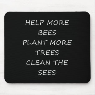 Environmental Protection - Help The Environment Mouse Mat