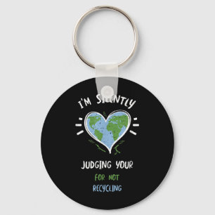 Environmental Protection_ Im Silently Judging... E Key Ring