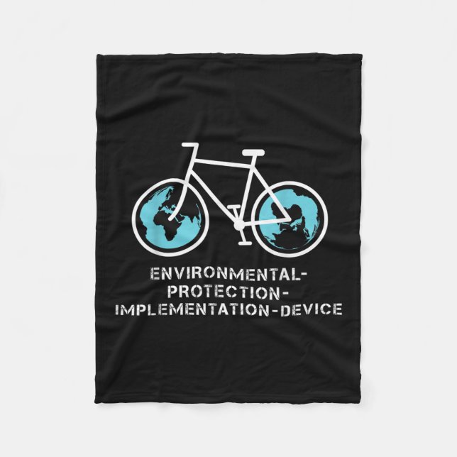 Environmental Protection Implementation Device Shi Fleece Blanket (Front)