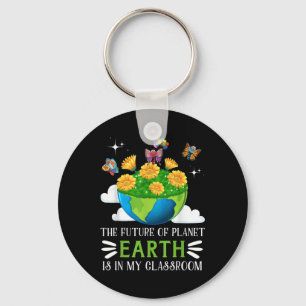 Environmental Protection In The Future Of Planet Key Ring