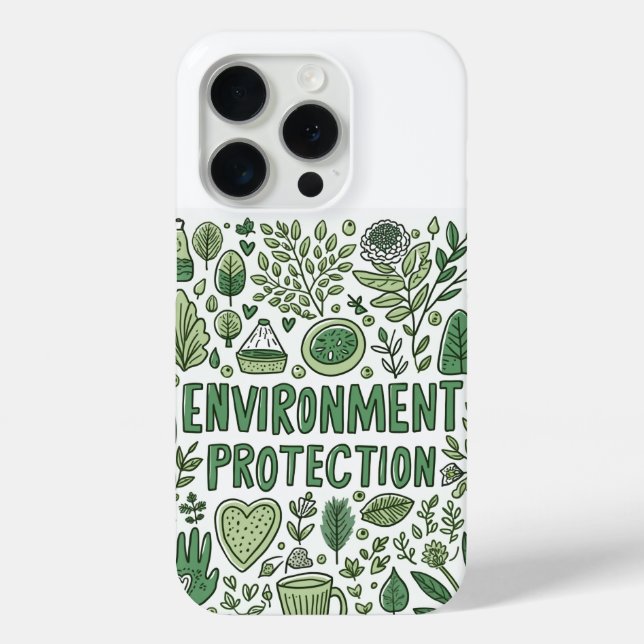 Environmental Protection iPhone 15 Pro Case (Back)
