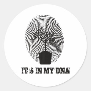 Environmental Protection Its In My Dna Environment Classic Round Sticker